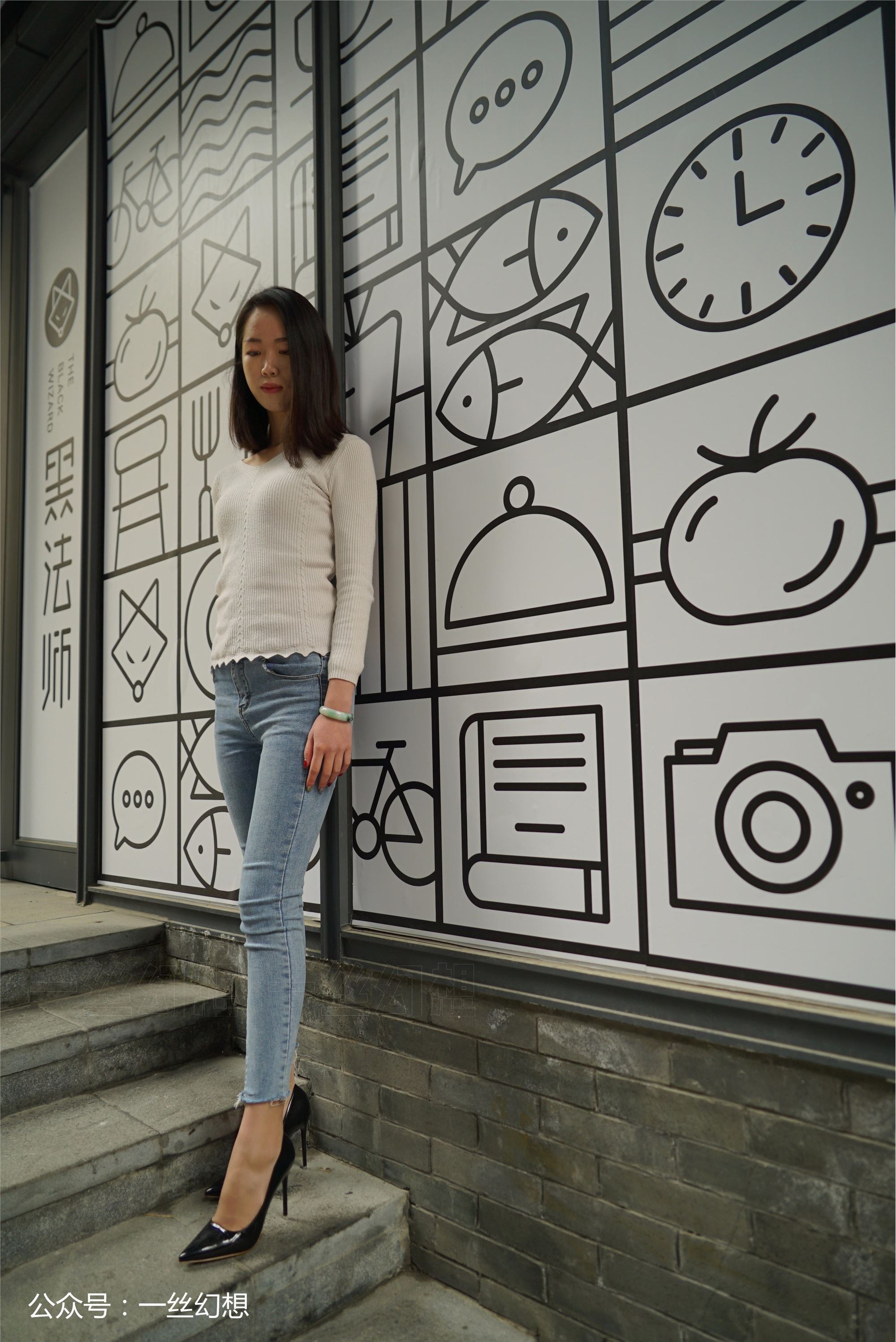 高丝女子图鉴 袜小喵×一丝幻想 NZ052 茜茜